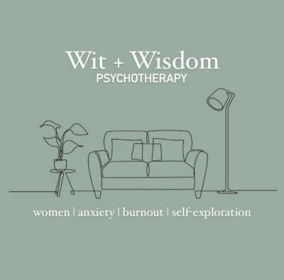 Logo for Wit + Wisdom Psychotherapy